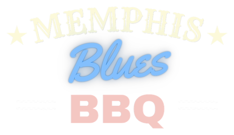 Memphis Blues BBQ neon logo